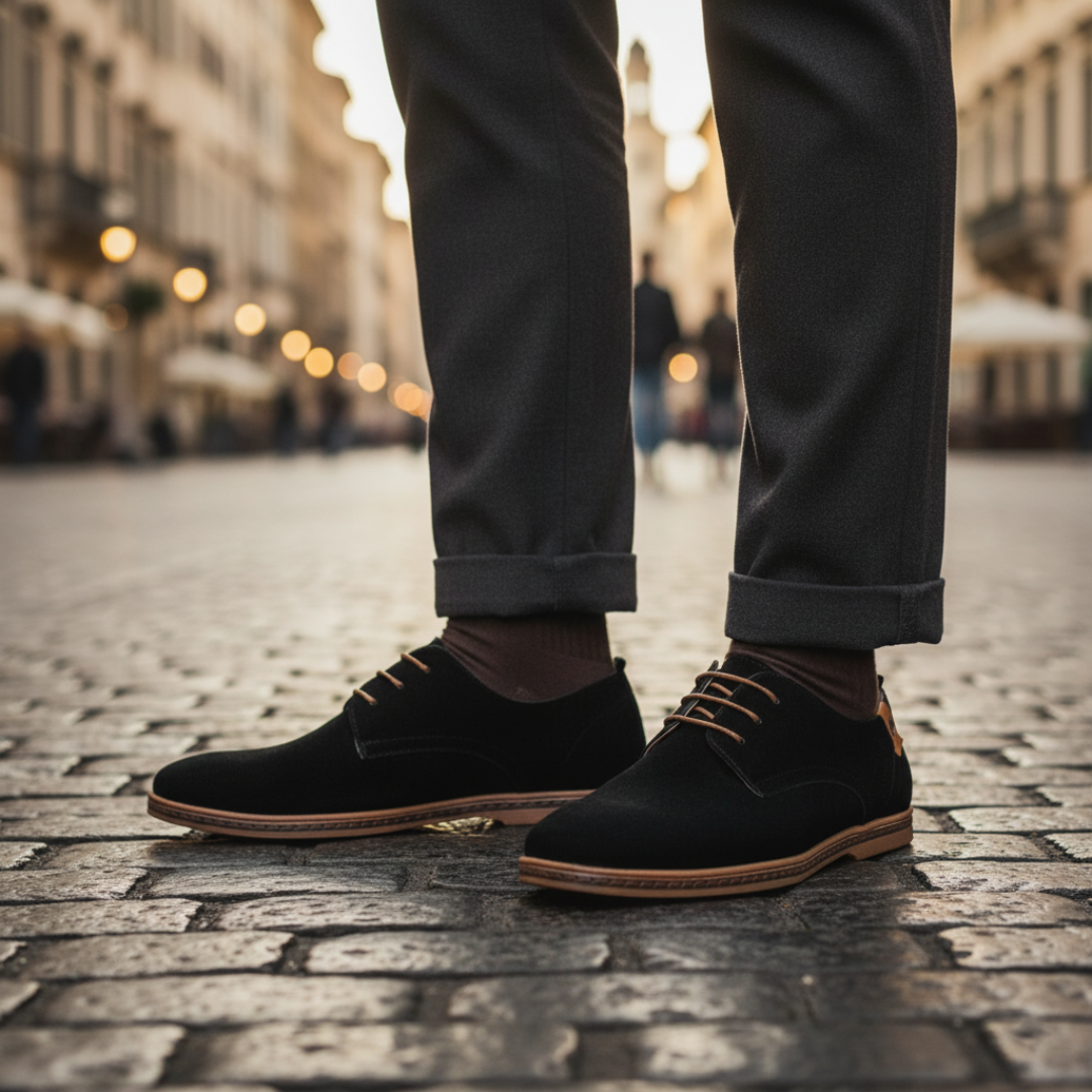 Men's Lace-Up Shoes with Sole