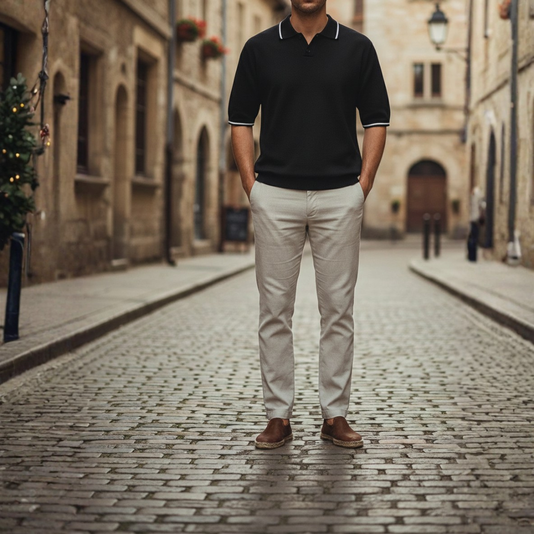 Men's Polo Slim Fit Short Sleeve
