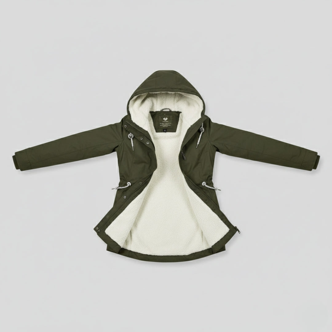 Winter Lined Jacket with Hood
