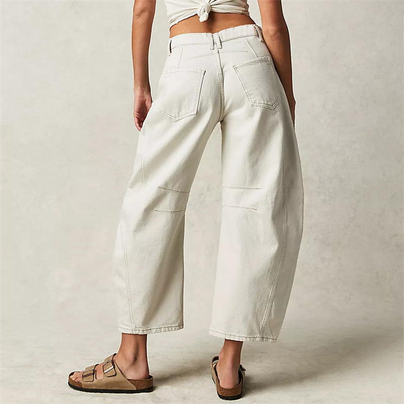 Barrel | Women's High Waist Barrel Leg Jeans Relaxed Fit Denim 8