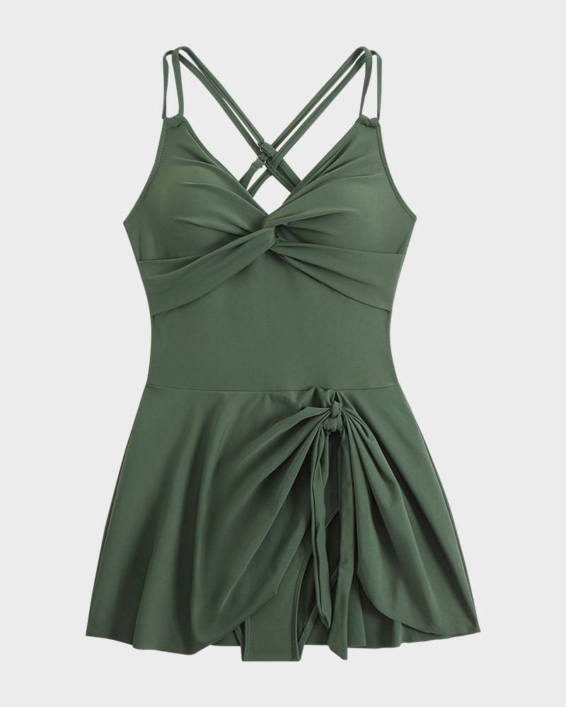 Flattering Swim Dress Swimsuit