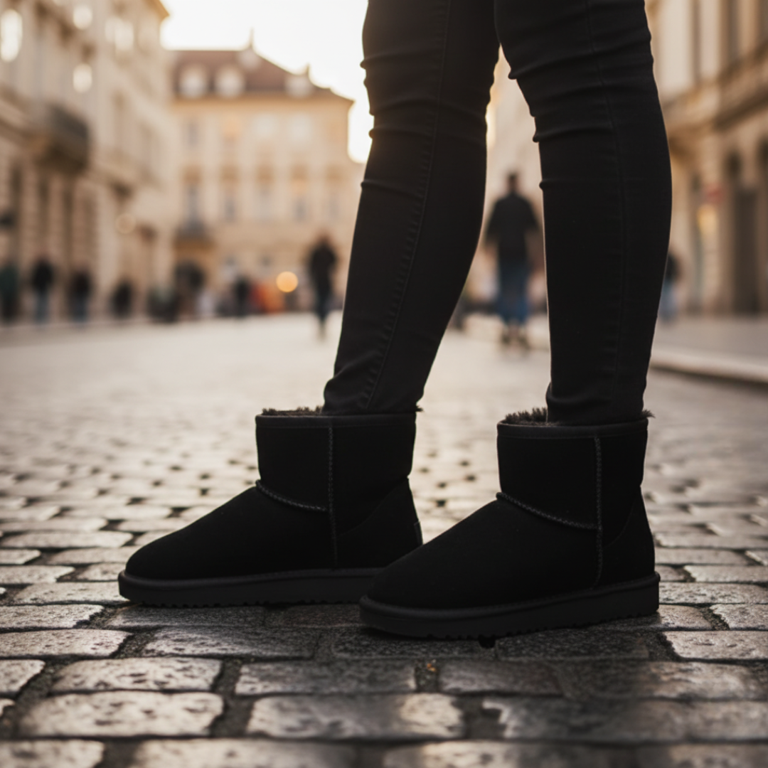 Women's Ankle Boots with Warm Lining