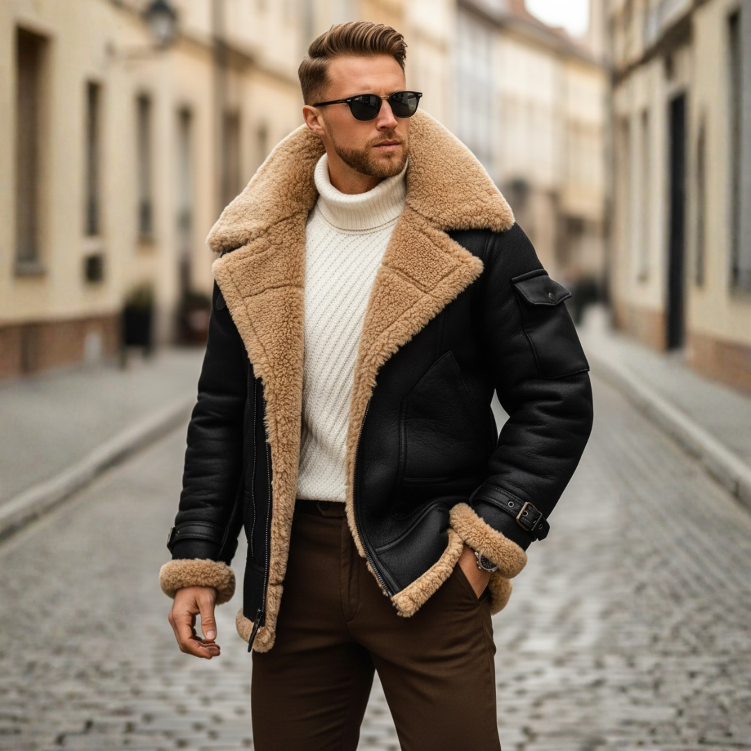 Men's Jacket with Fur