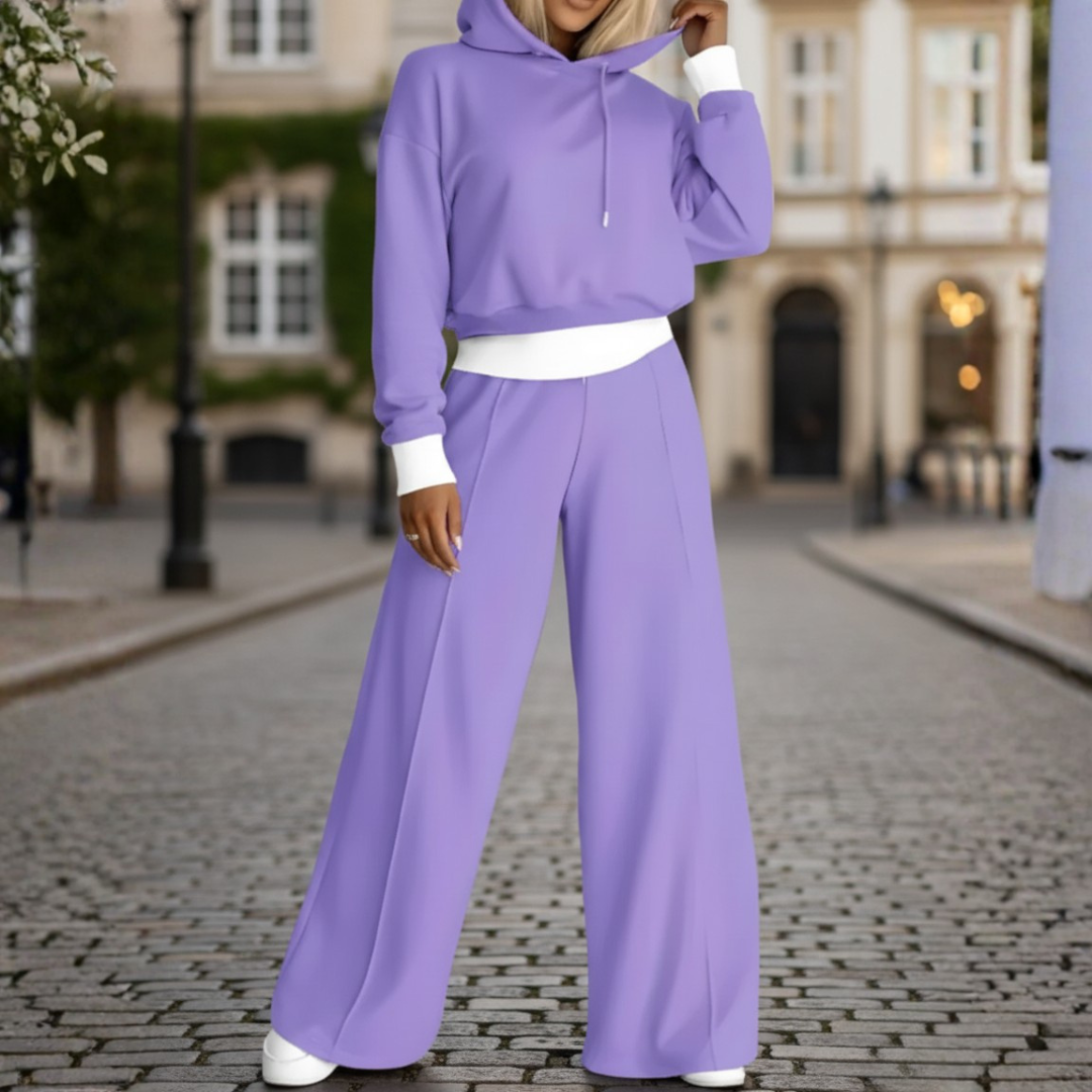 Women's Soft Fabric 2-Piece Tracksuit