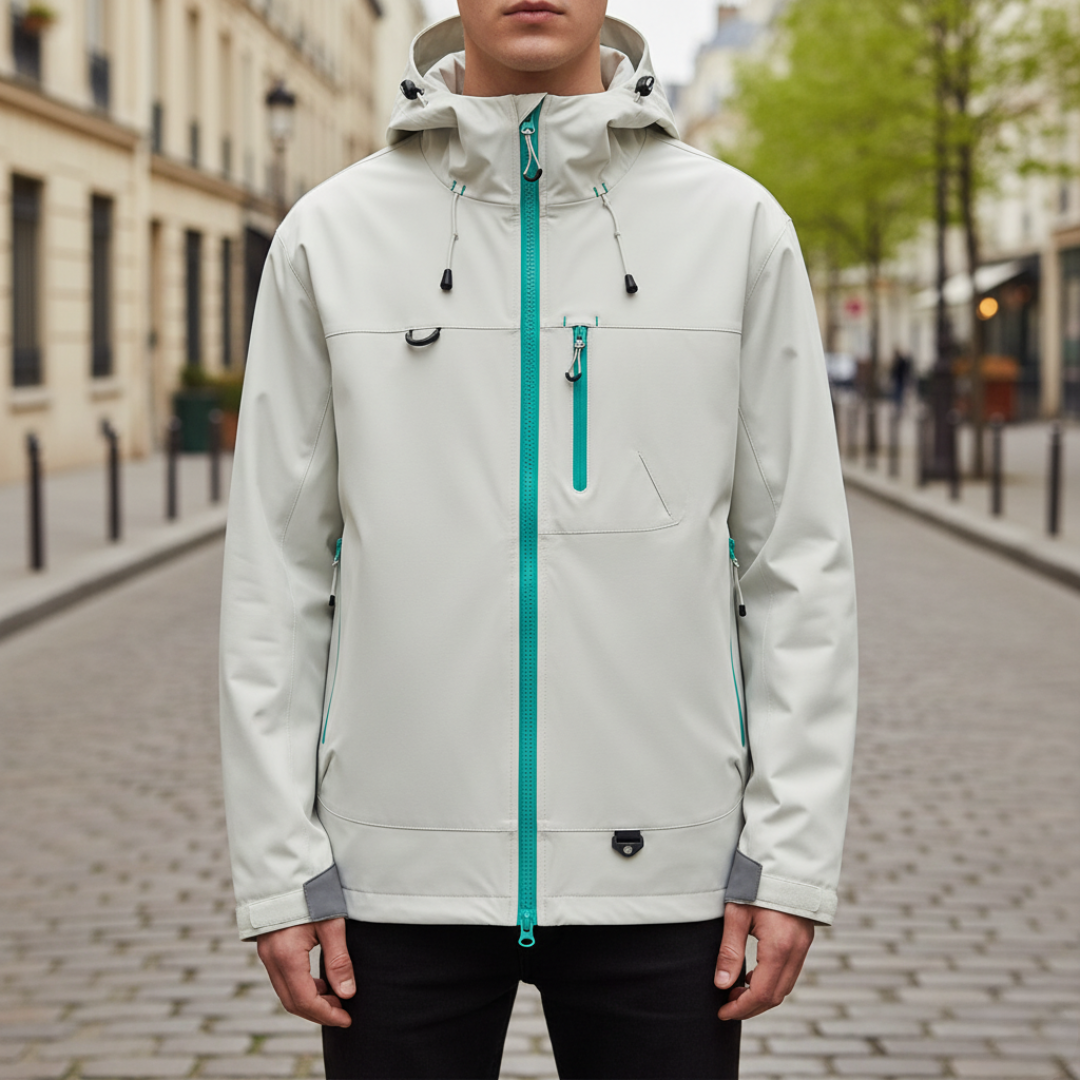 Unisex Outdoor Jacket in Technical Fabric