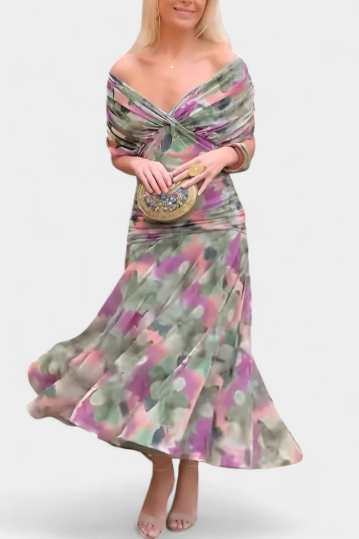 Elegant Women's Velvet Sleeveless Dress with V-Neck
