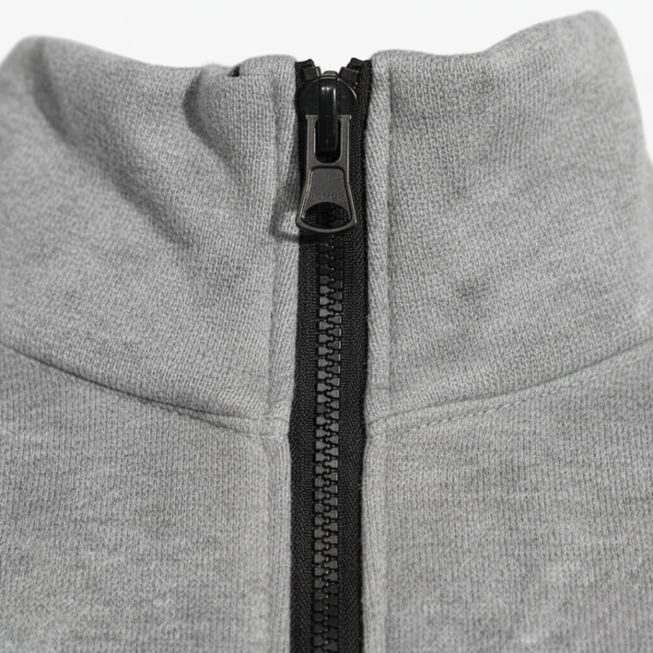 Tuta sportiva da donna con mezza zip