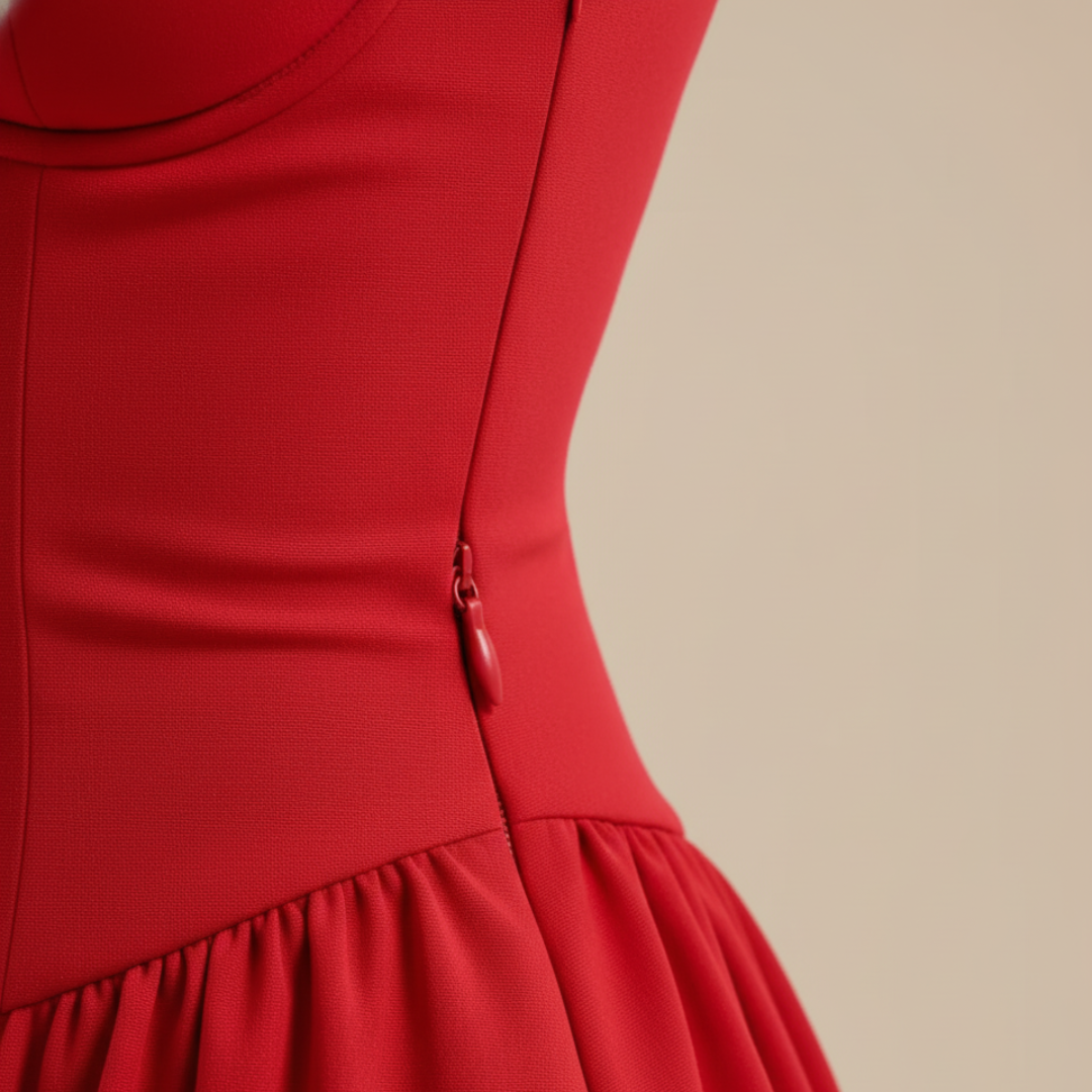 Long Women's Dress Without Sleeves
