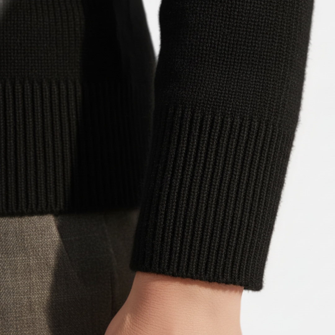 Women's Basic Long Sleeve Crew Neck Sweater in Fine Knit