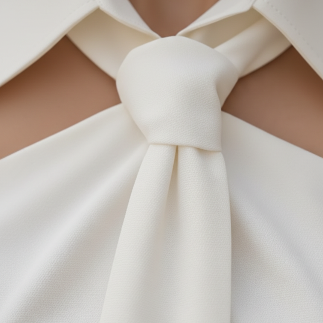 Elegant Tied Neck Women's Top
