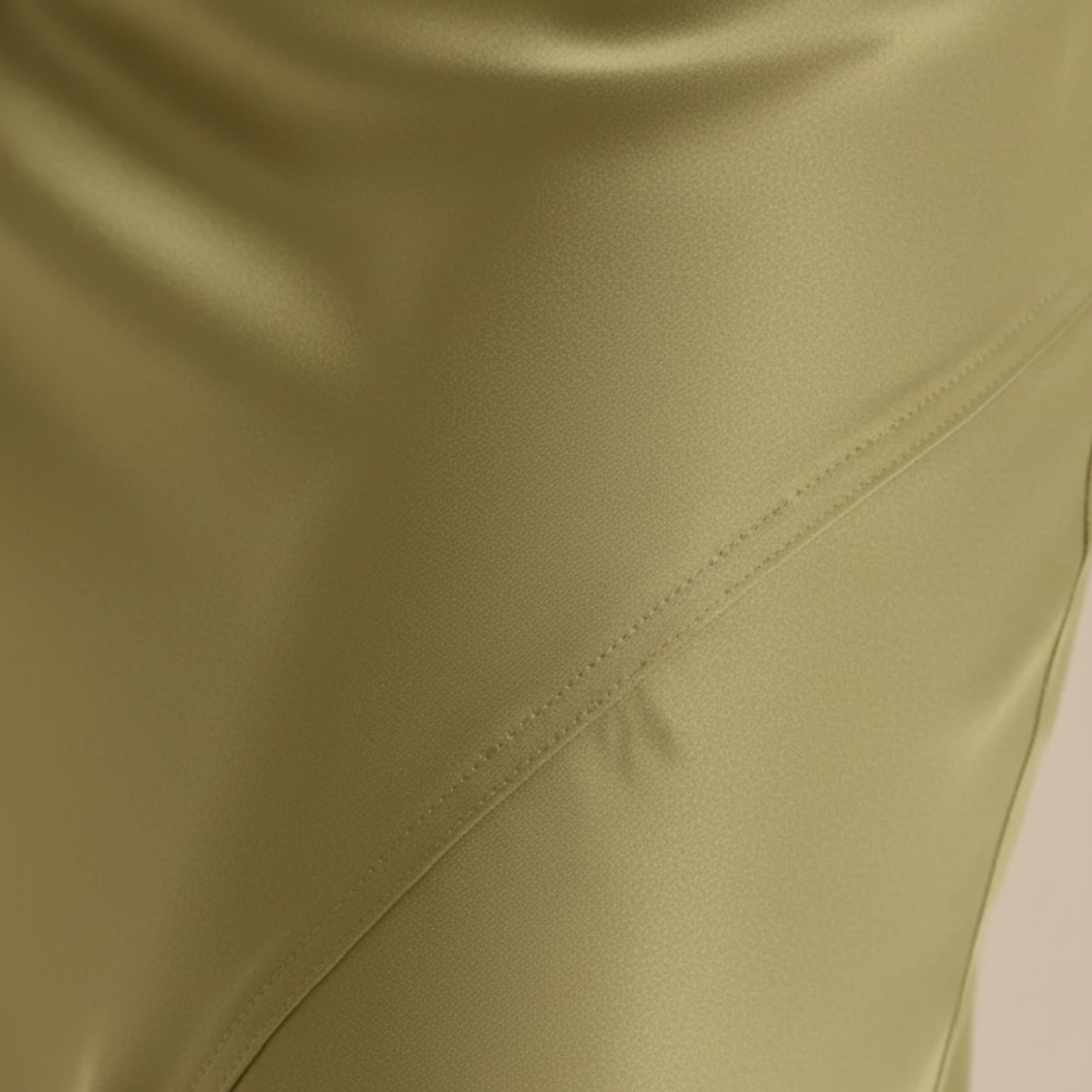 Long Satin Skirt for Women
