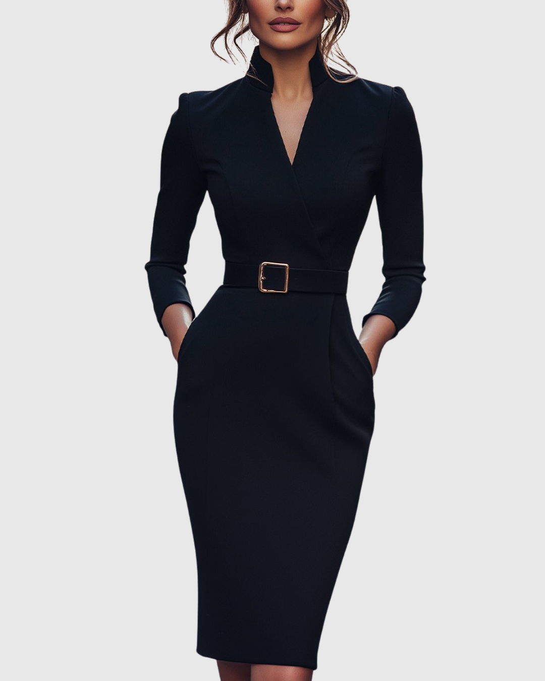 Women's Satin Midi Dress Sleeveless Slim Fit – Elegant