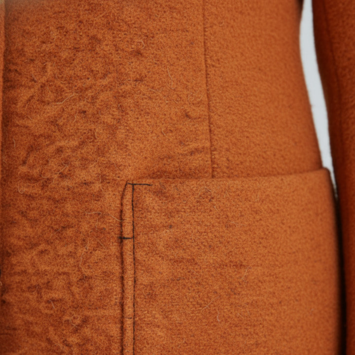 Cappotto da donna con bottoni neri