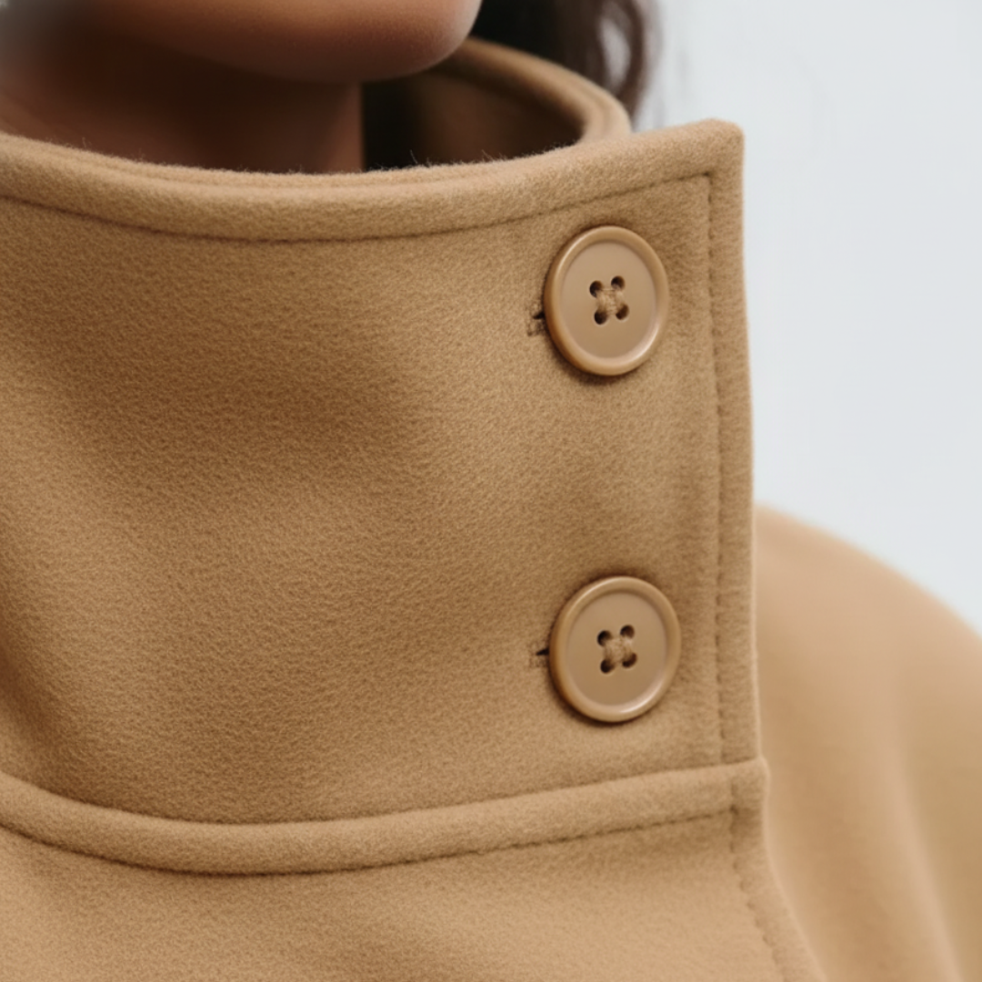 Women's High-Quality Winter Short Jacket Cape