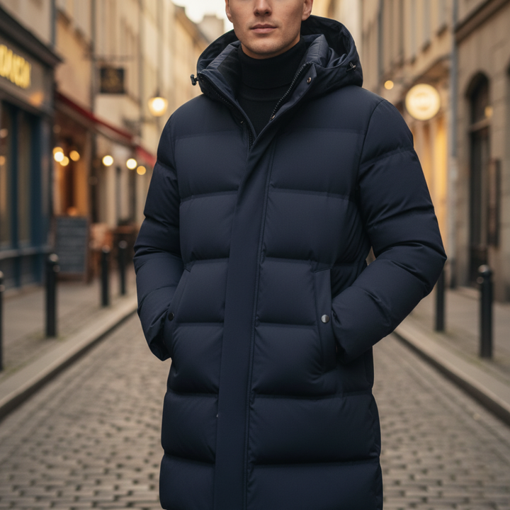 Men's Blue Down Jacket