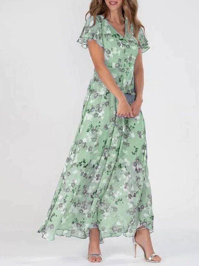 Women's Sleeveless Slim Fit Floral Velvet Dress – Elegant