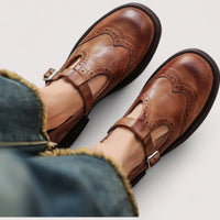 Orthopedic Mary Jane Shoes for Women with Round Toe