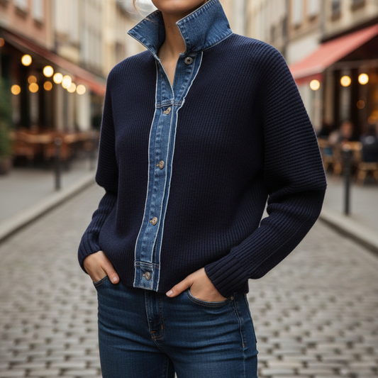 Women's High Neck Sweater