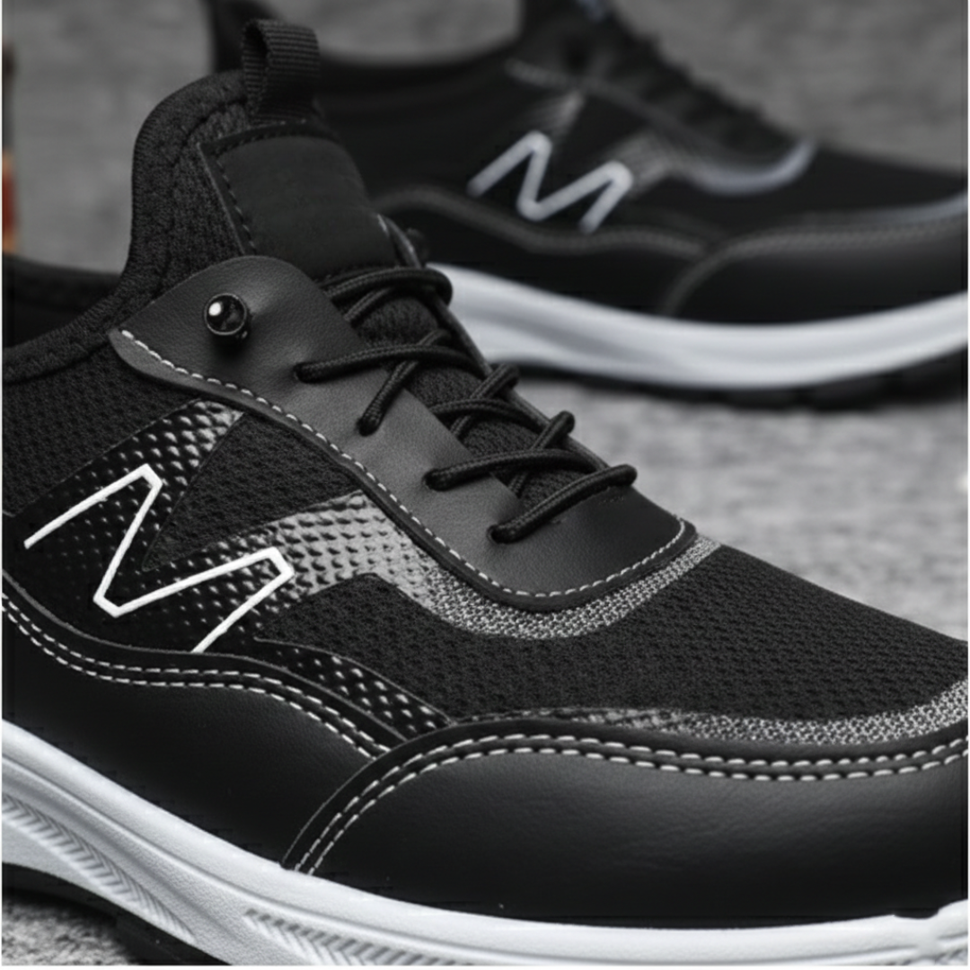 Men's Orthopedic Running Shoes in Breathable Mesh with Non-Slip Sole