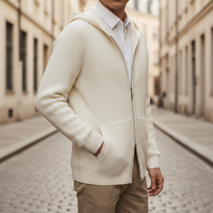 Men's Hoodie with Full Zip