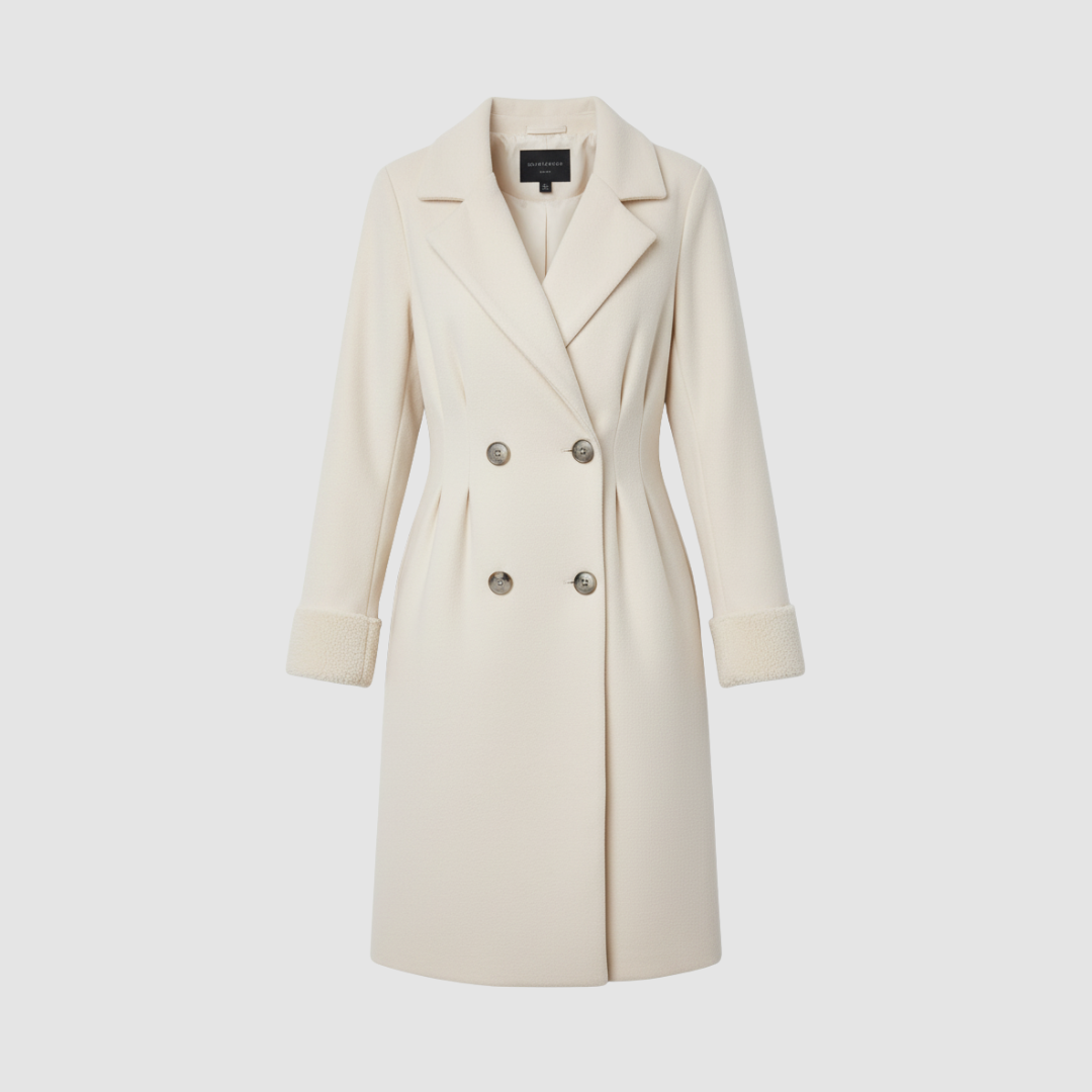 Women's Double-Breasted Overcoat
