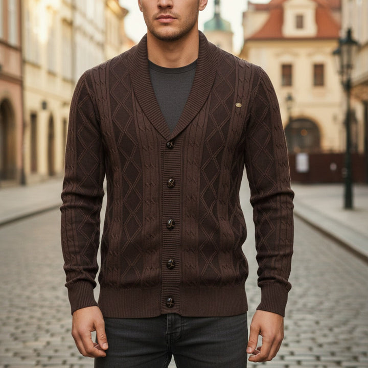 Men's Cardigan with Buttons