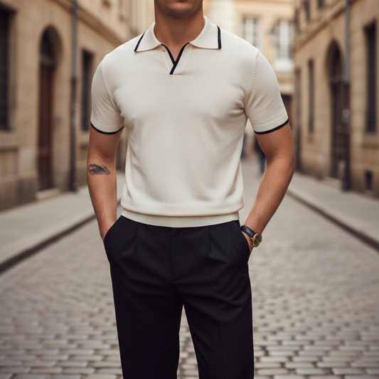 Men's Polo Slim Fit Short Sleeve
