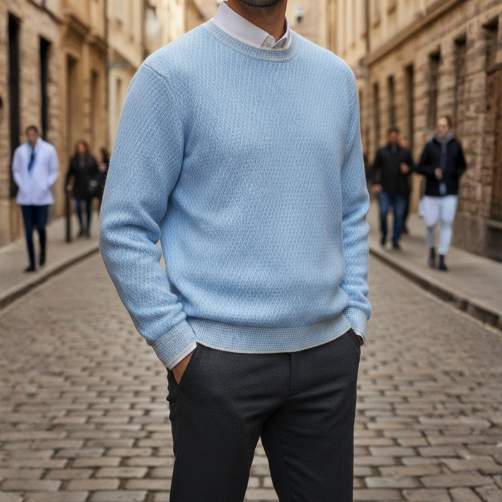 Men's Regular Fit Crew Neck Sweater