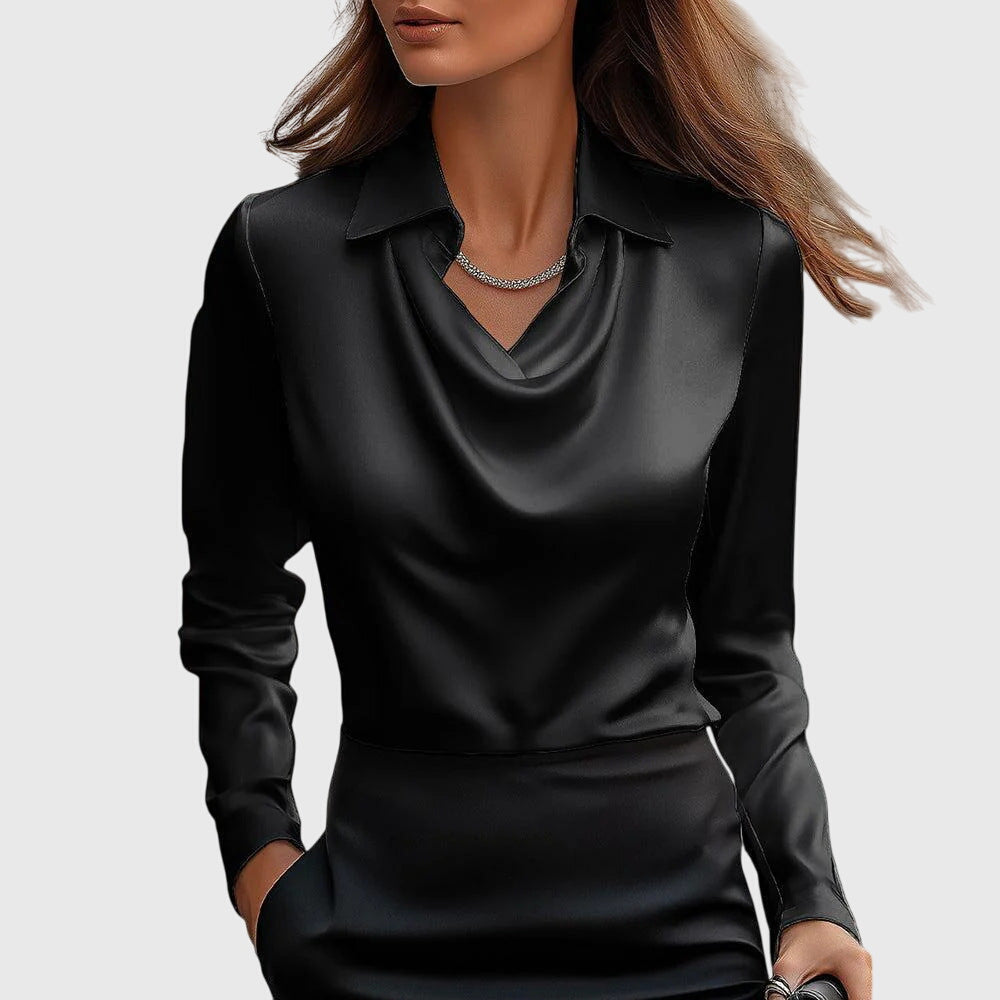 Elegant Sleeveless Women's Blouse with Buttons
