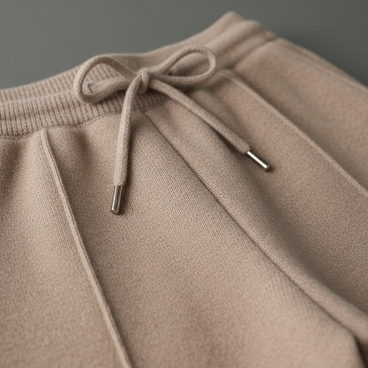Pantaloni da donna con vita elasticizzata e coulisse