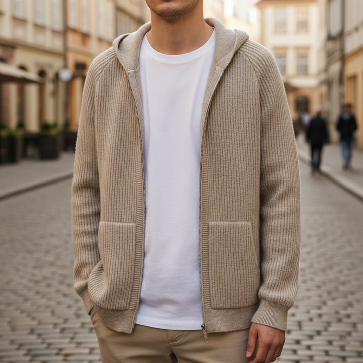 Men's Hoodie with Full Zip