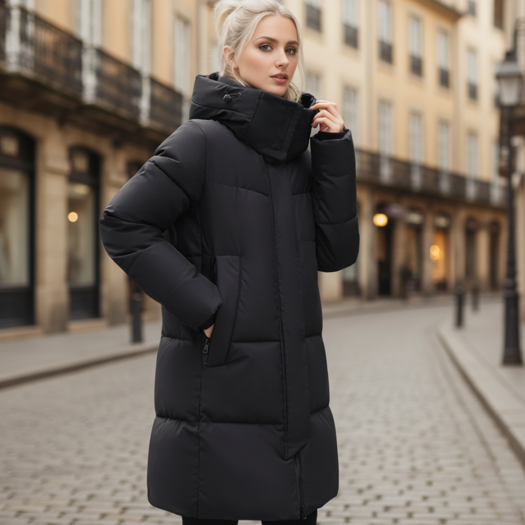 Women's Padded Parka with Hood