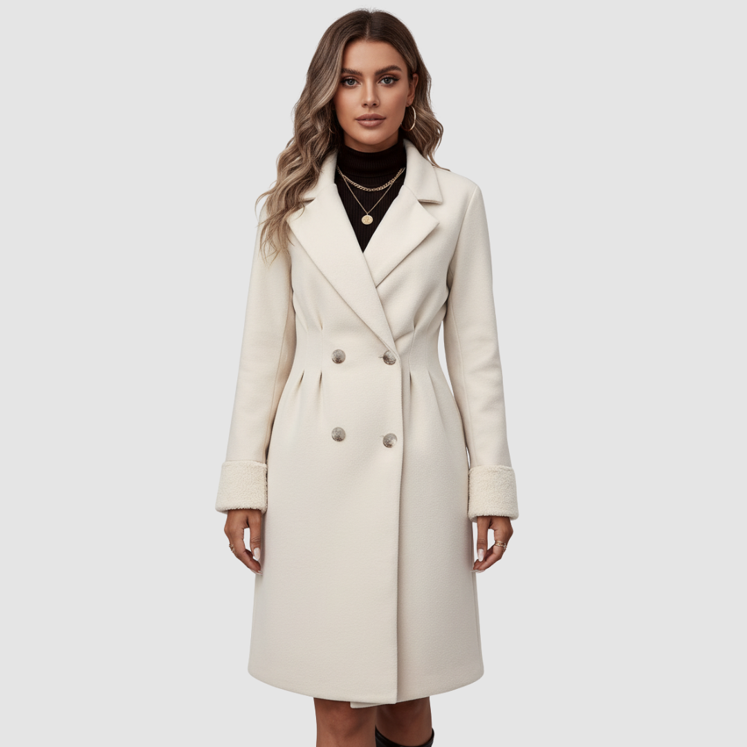 Women's Double-Breasted Overcoat