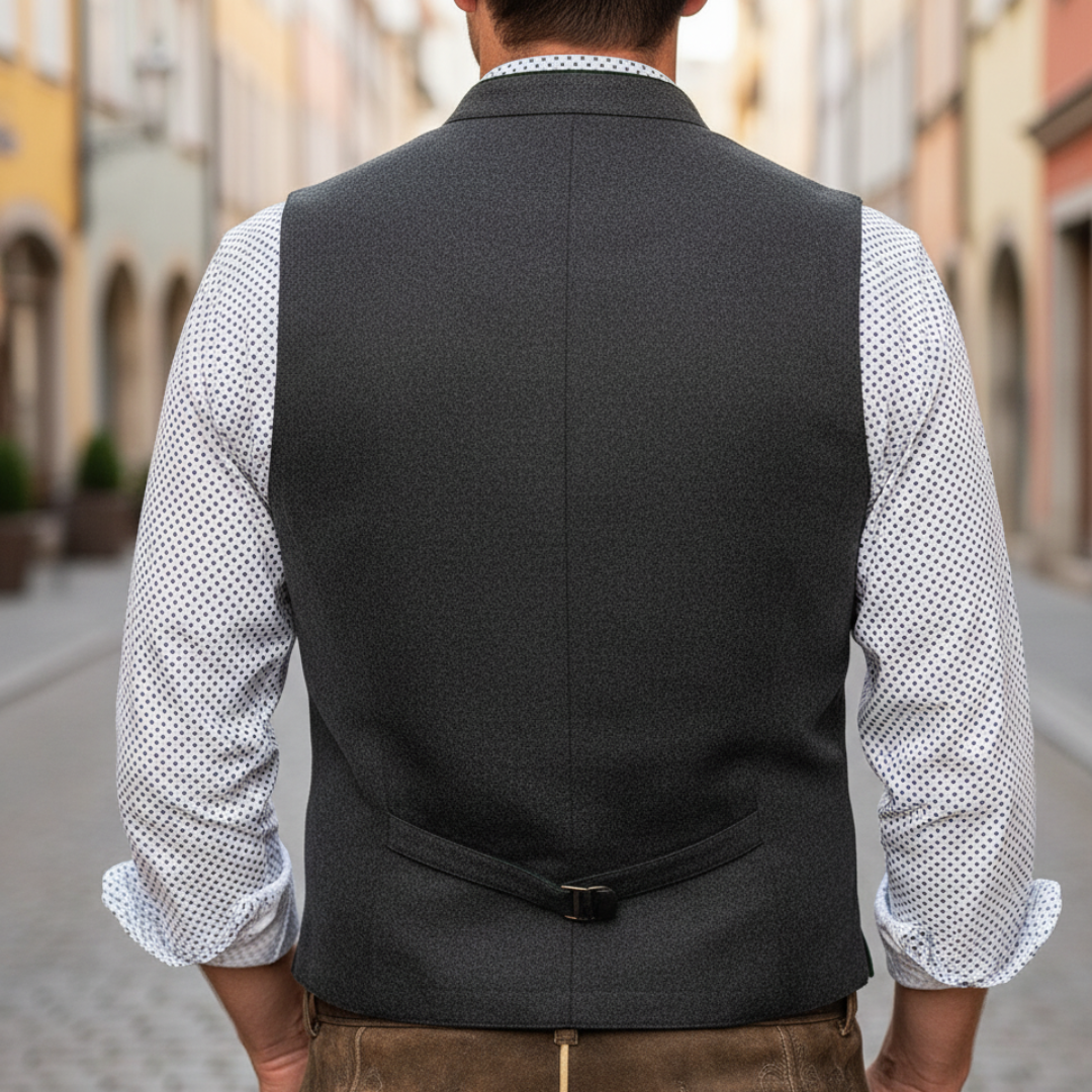 Men's Denim Collar Vest