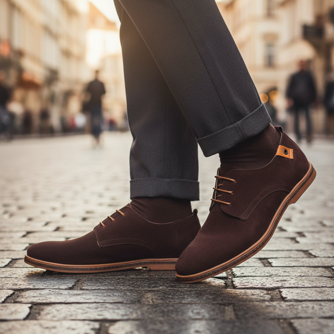 Men's Lace-Up Shoes with Sole