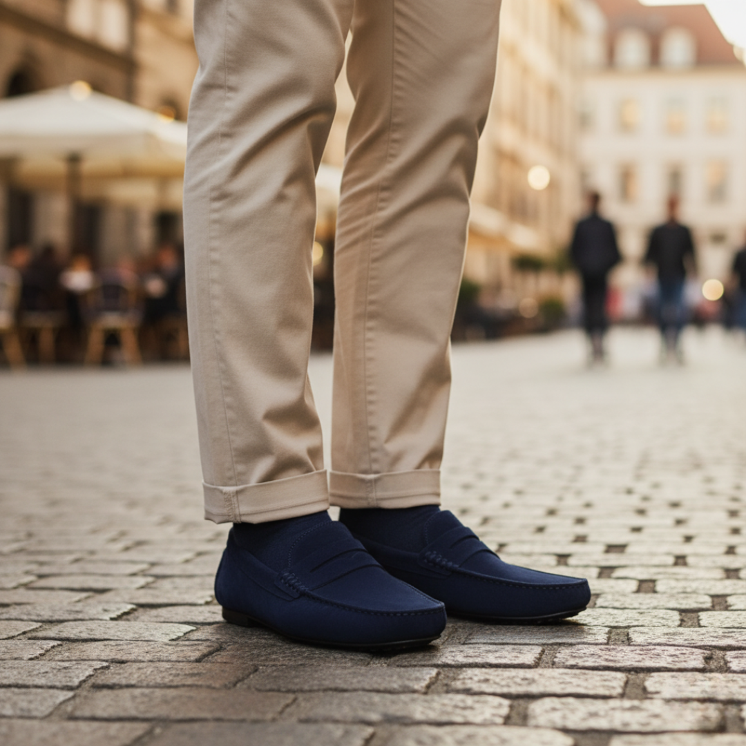 Men's Suede Loafers