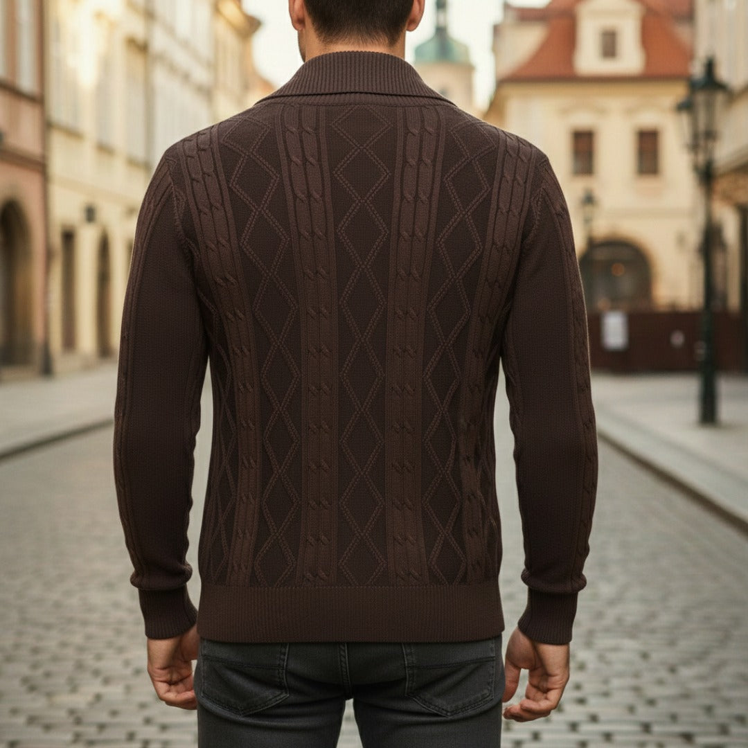 Men's Cardigan with Buttons