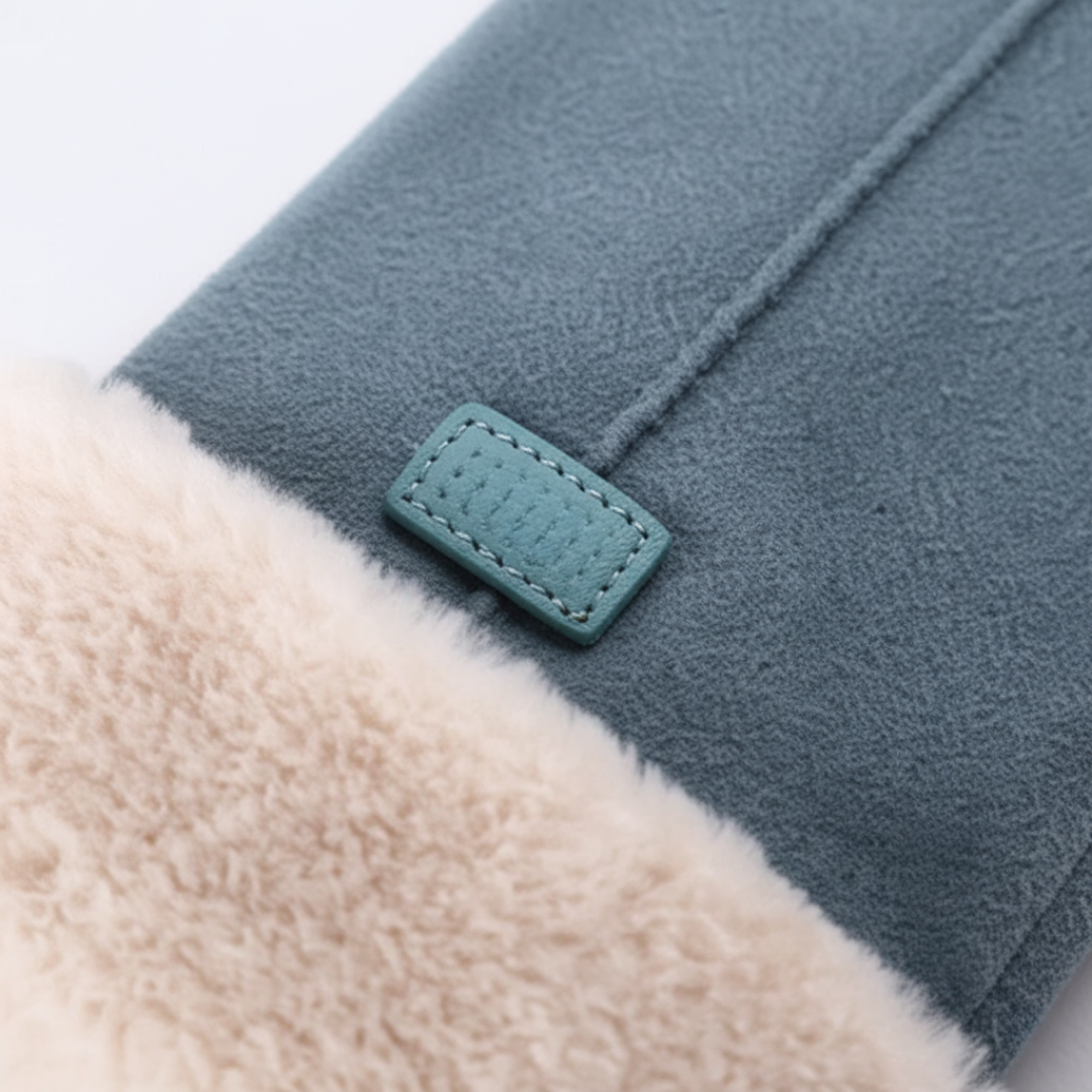 Women's Gloves with Synthetic Fur