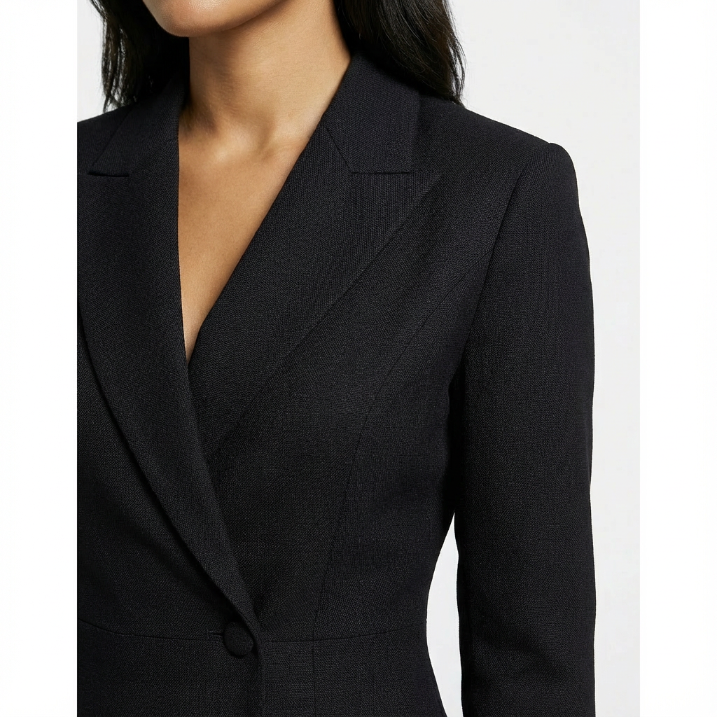 Women's Midi Velvet Dress with Buttons – Elegant