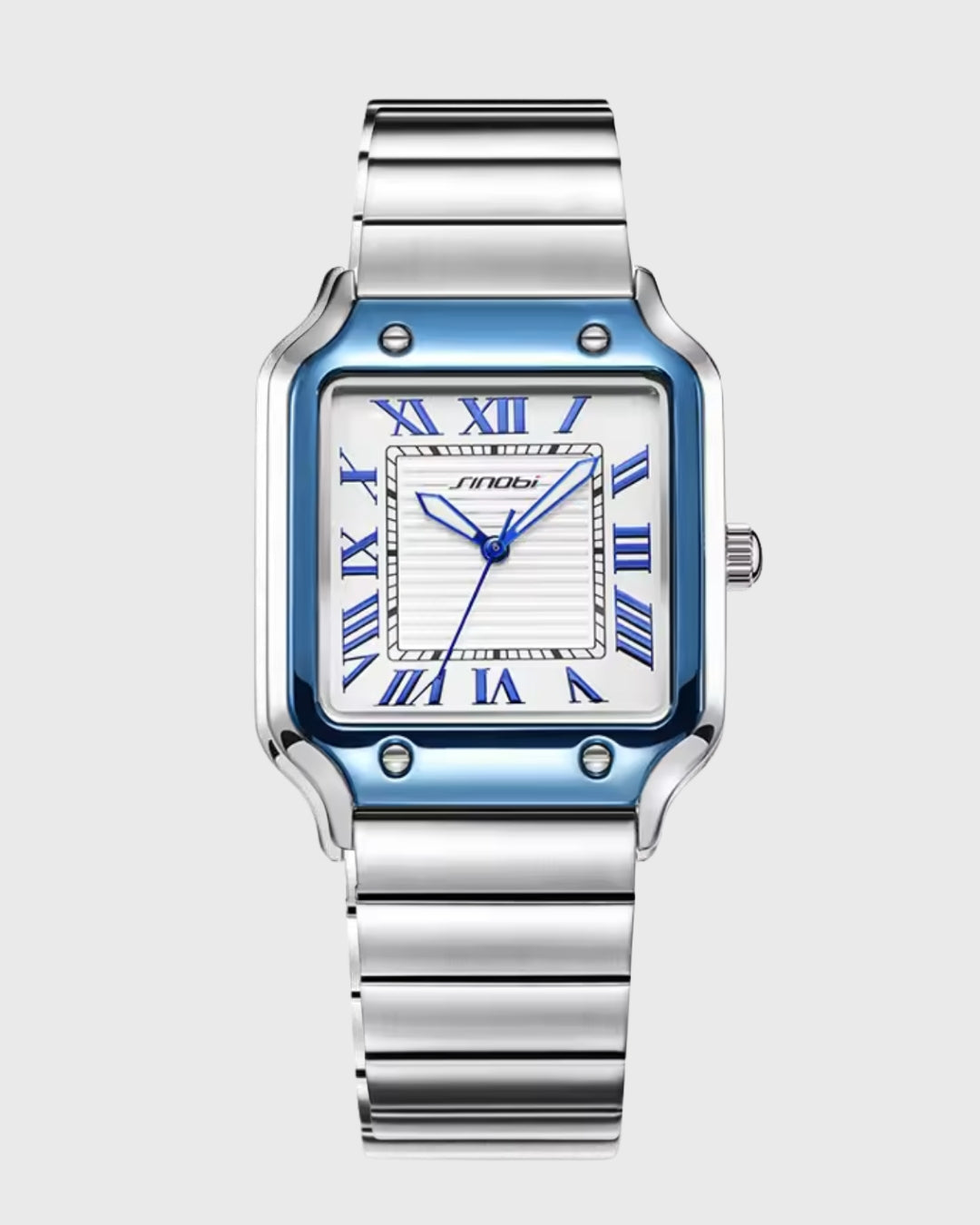 Men's Steel Sporty Watch with Date Casual