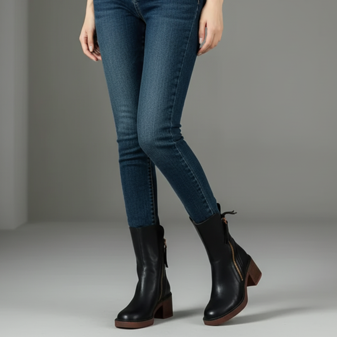 Women's Boots with Zipper