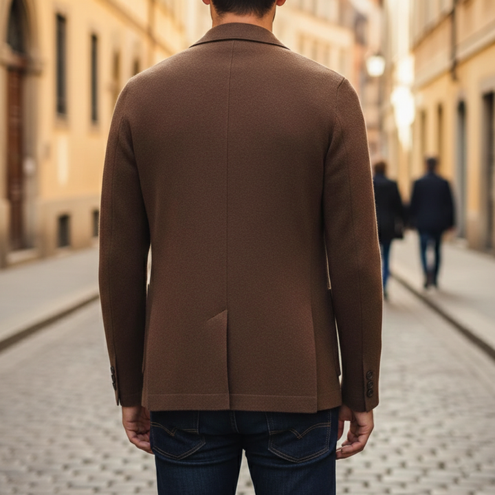 Men's Cardigan Jacket with Lapels