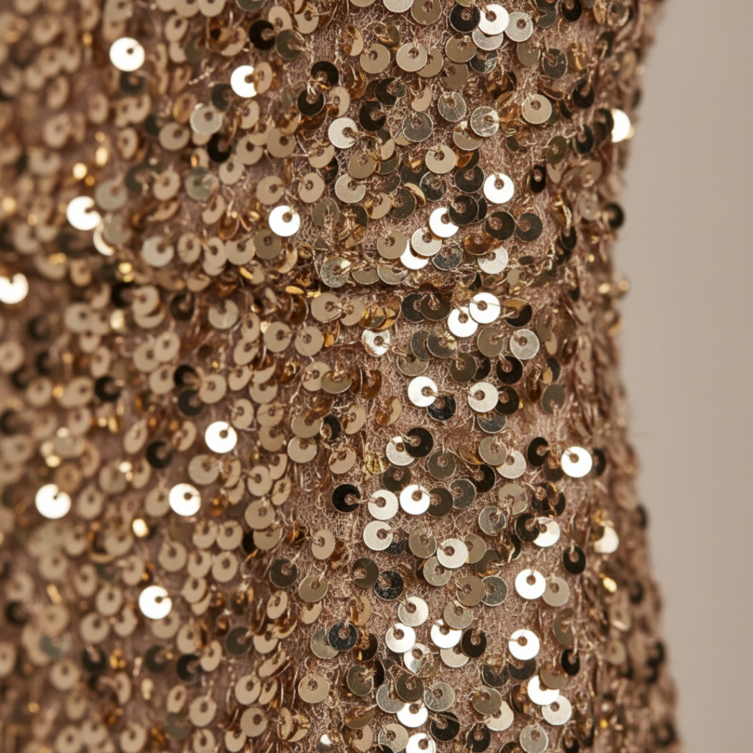 Long Women's Jumpsuit with Sequins