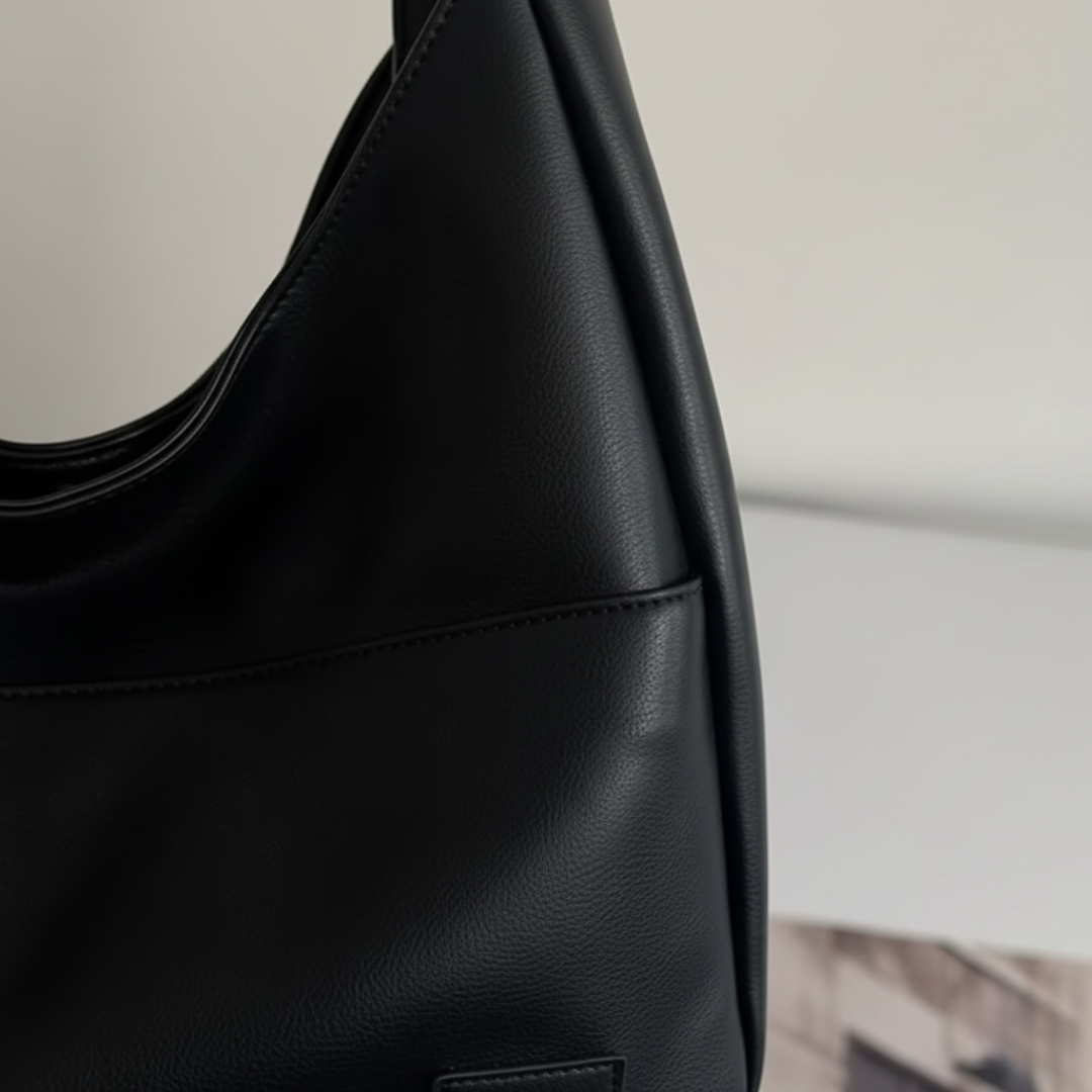 Large Women's Faux Leather Hobo Bag