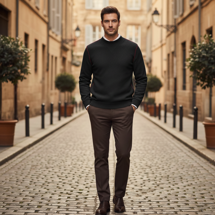 Men's Crew Neck Sweater in Quality Material