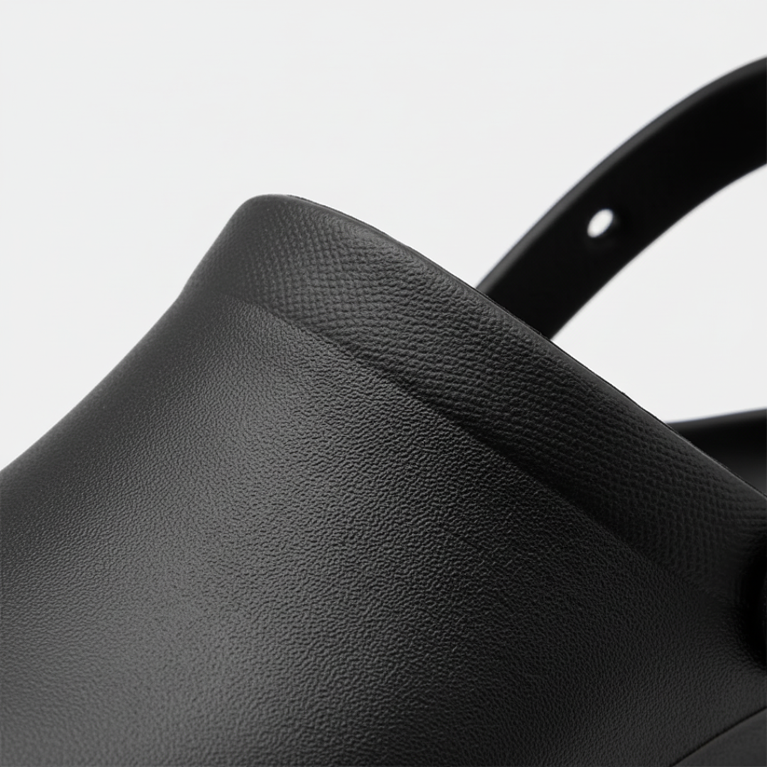 Professional Black Kitchen Clogs with Adjustable Strap