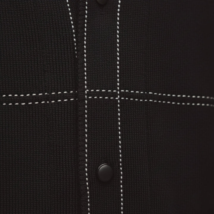 Elegant Men's Cardigan Without Collar