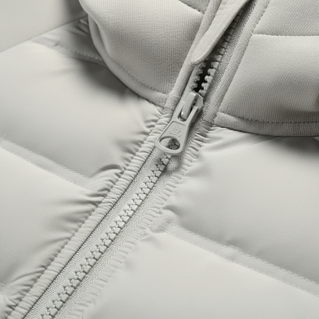 Hybrid Men's Padded Jacket in Technical Fabric