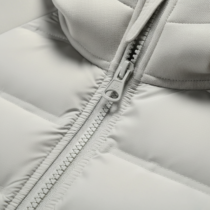Hybrid Men's Padded Jacket in Technical Fabric