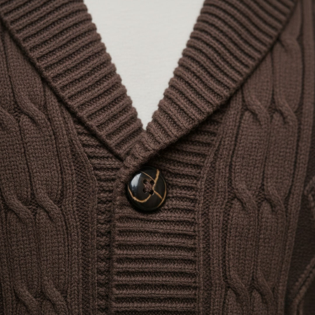 Men's Cardigan with Buttons